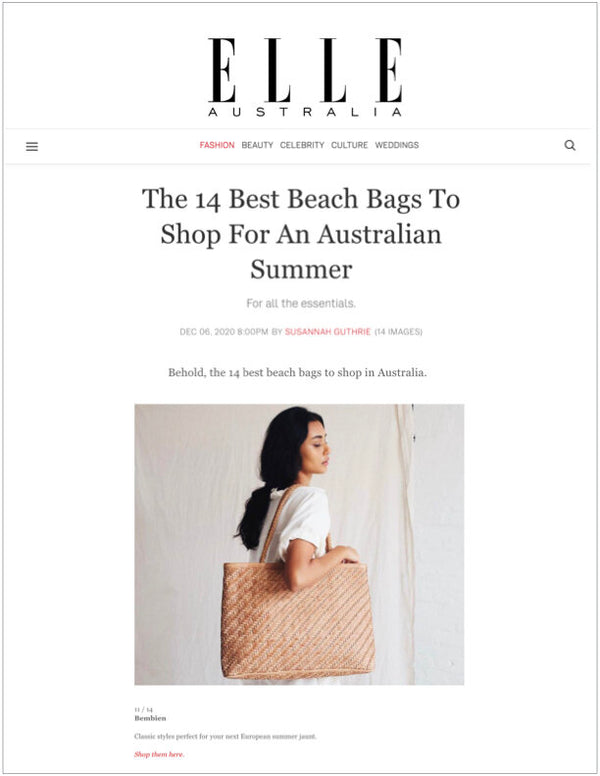 The 14 Best Beach Bags To Shop For An Australian Summer