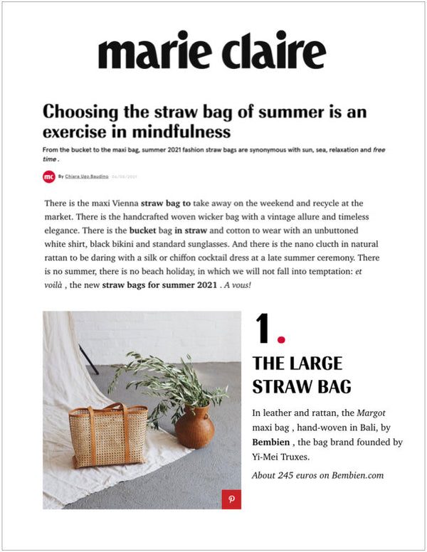 Choosing the straw bag of summer is an exercise in mindfulness