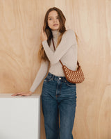 Mini Sling - Caramel x Cream Check