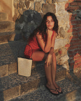 Marion Bag - Cream Rattan