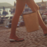 Marion Bag - Cream Rattan