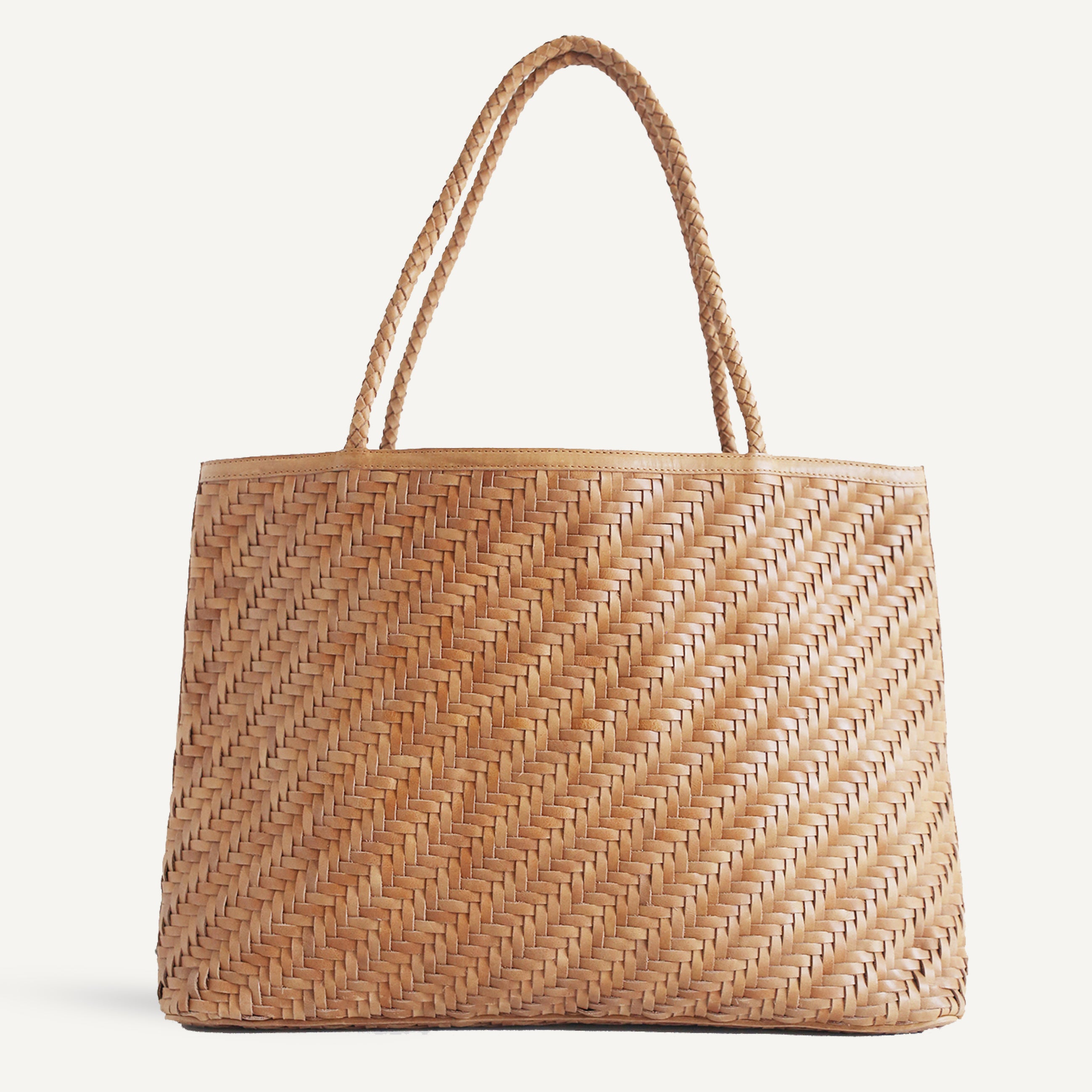 Vintage Le Sac Hardcase Basket Weave Mini Purse