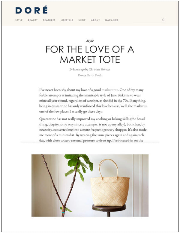 For The Love Of A Market Tote