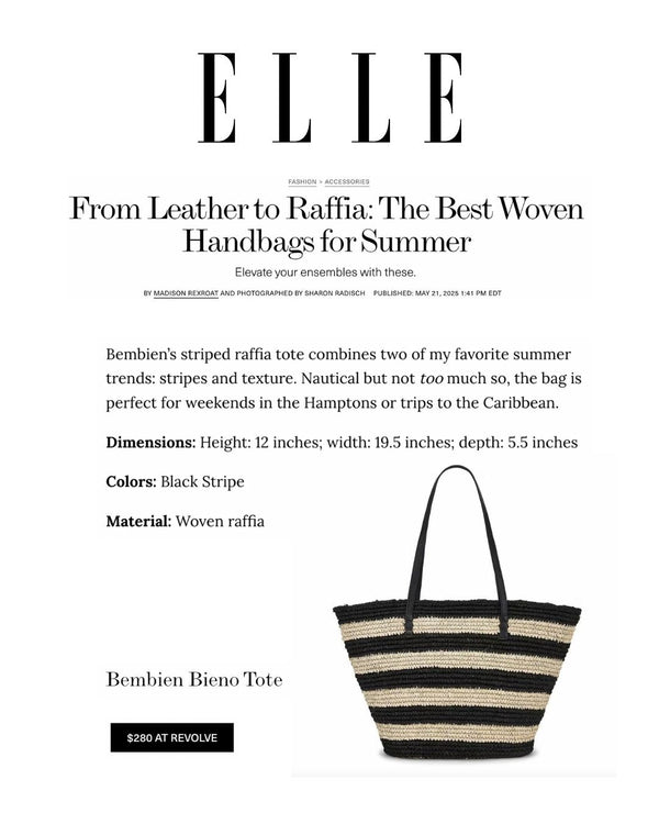 From Leather to Raffia: The Best Woven Handbags for Summer