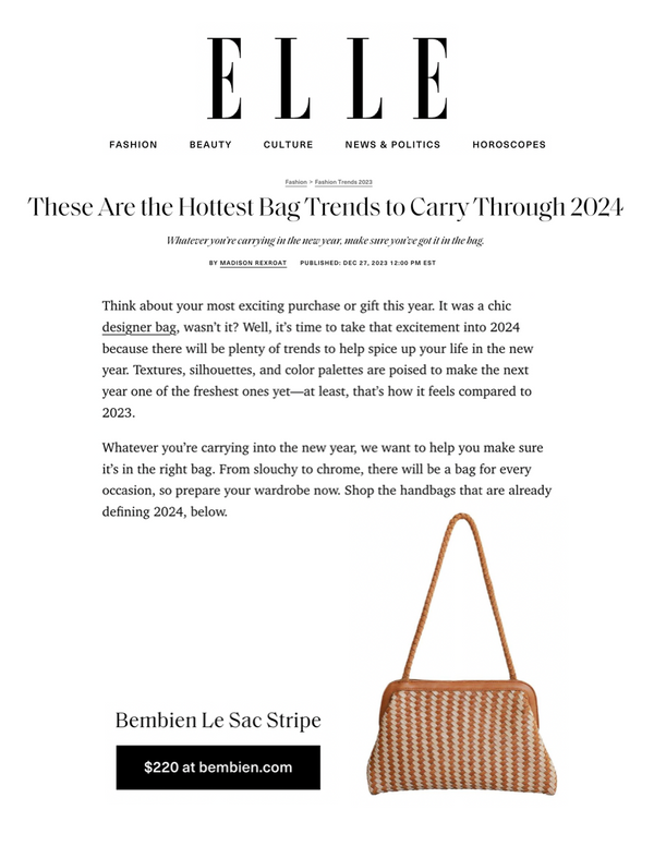 These Are the Hottest Bag Trends to Carry Through 2024