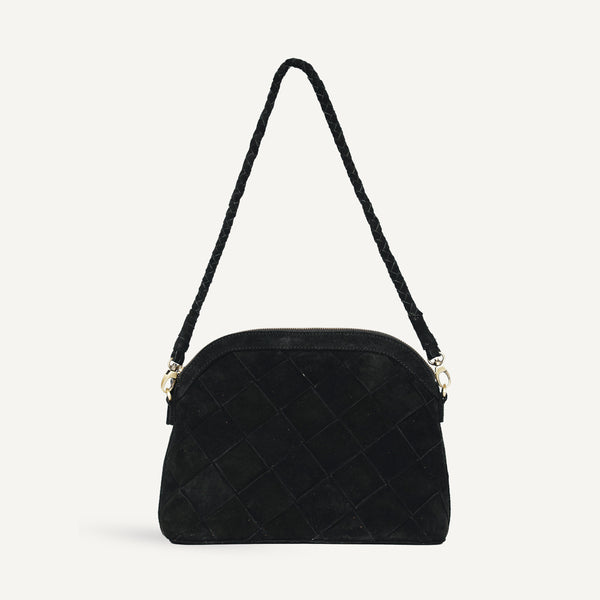 Carmen Bag - Grande Weave Suede