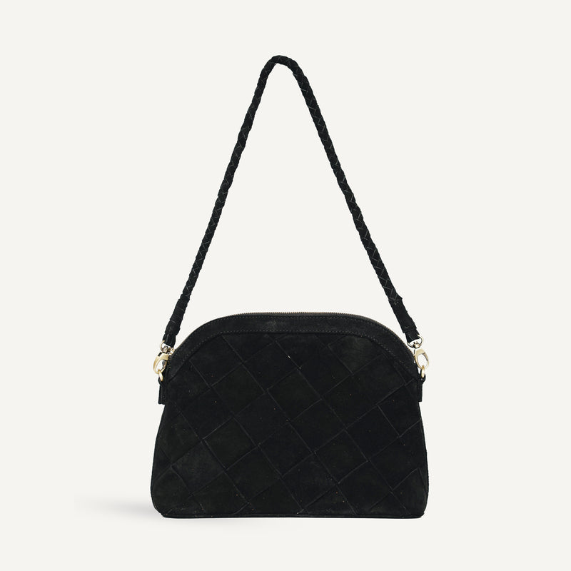 Carmen Bag - Grande Weave Suede