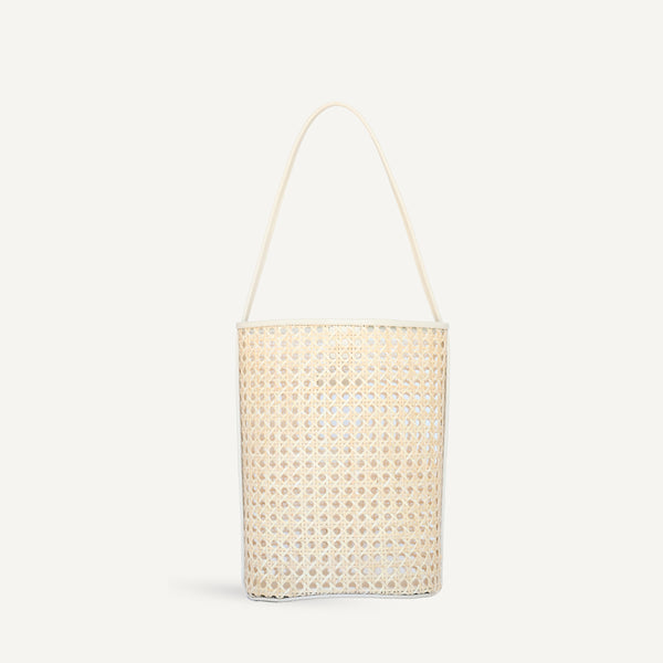 Marion Bag - Cream Rattan