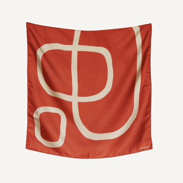 Deco Scarf - Red