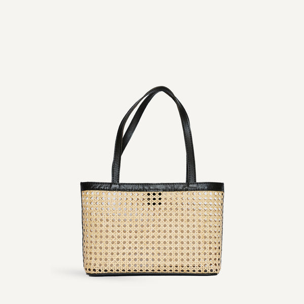 Ella Bag - Black Rattan (Design Sample)