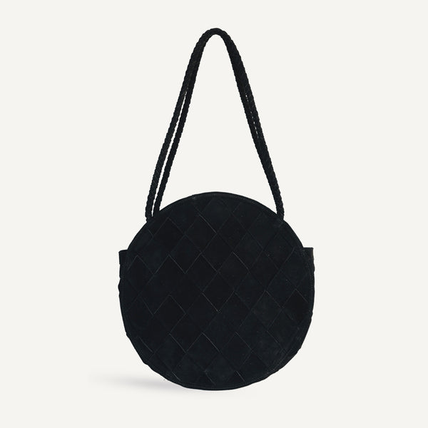 Emilia Bag - Grande Weave Suede