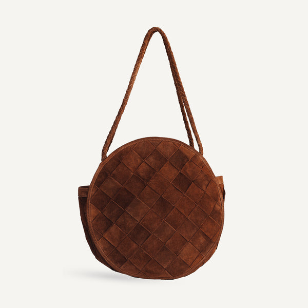 Emilia Bag - Grande Weave Suede