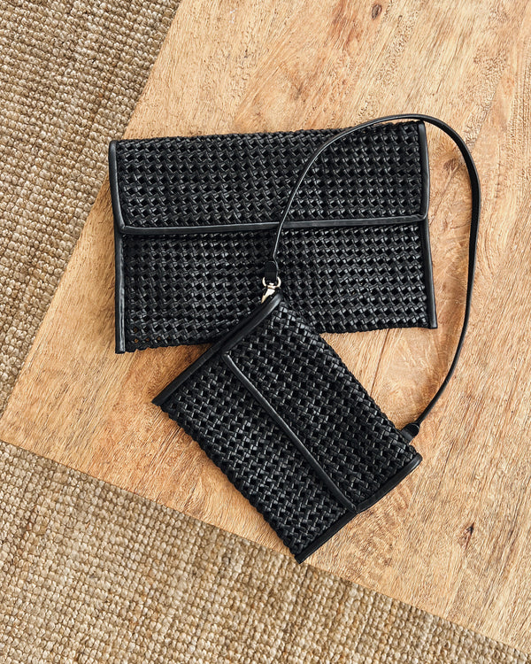 Larita Clutch - Knotted Leather