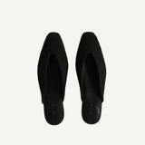Faye Mule - Woven Suede