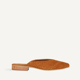 Faye Mule - Woven Suede
