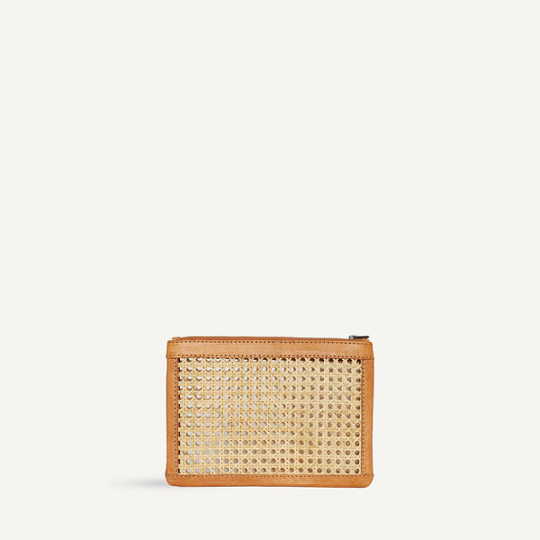 Rattan Clutch - Caramel Rattan (Design Sample)