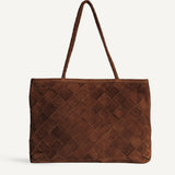 Gabrielle Bag - Grande Weave Suede