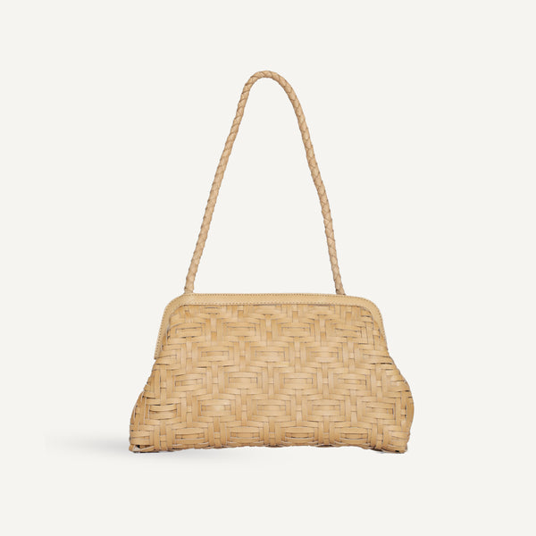 Le Sac - Geometric Caramel Weave (Design Sample)