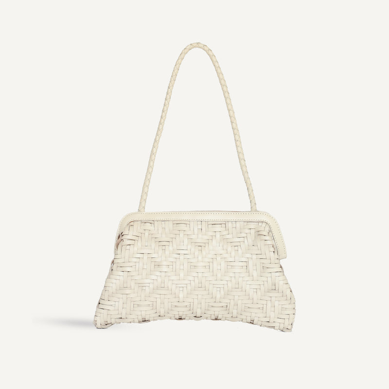 Le Sac - Geometric Cream Weave (Design Sample)