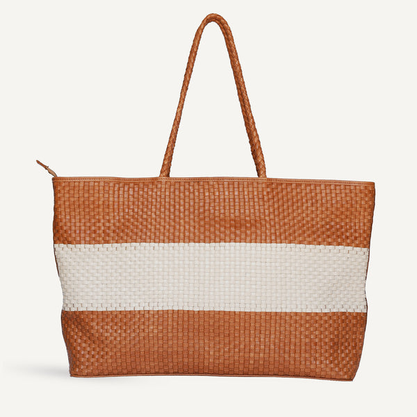 Stripe Tote - Copper (Sample)