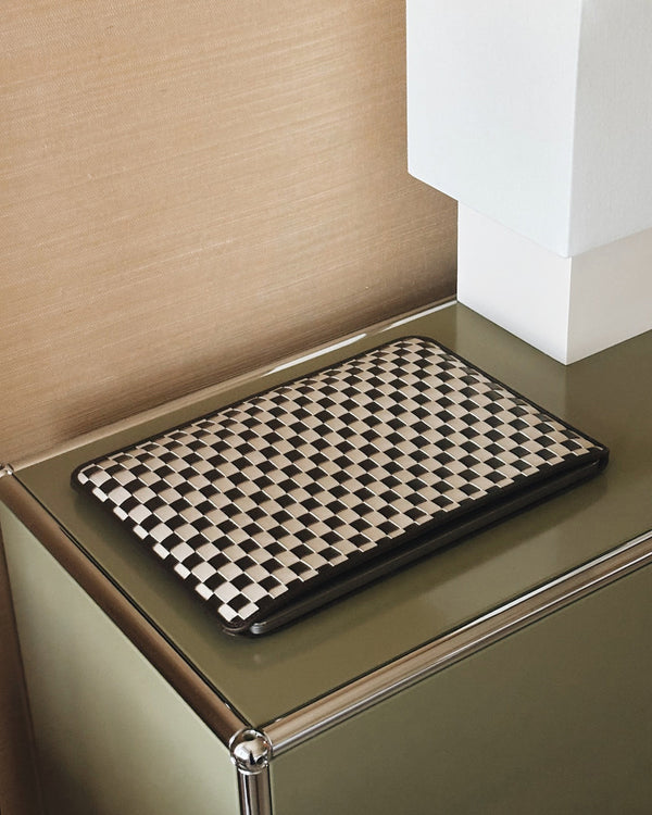 Lia Laptop Case - Check
