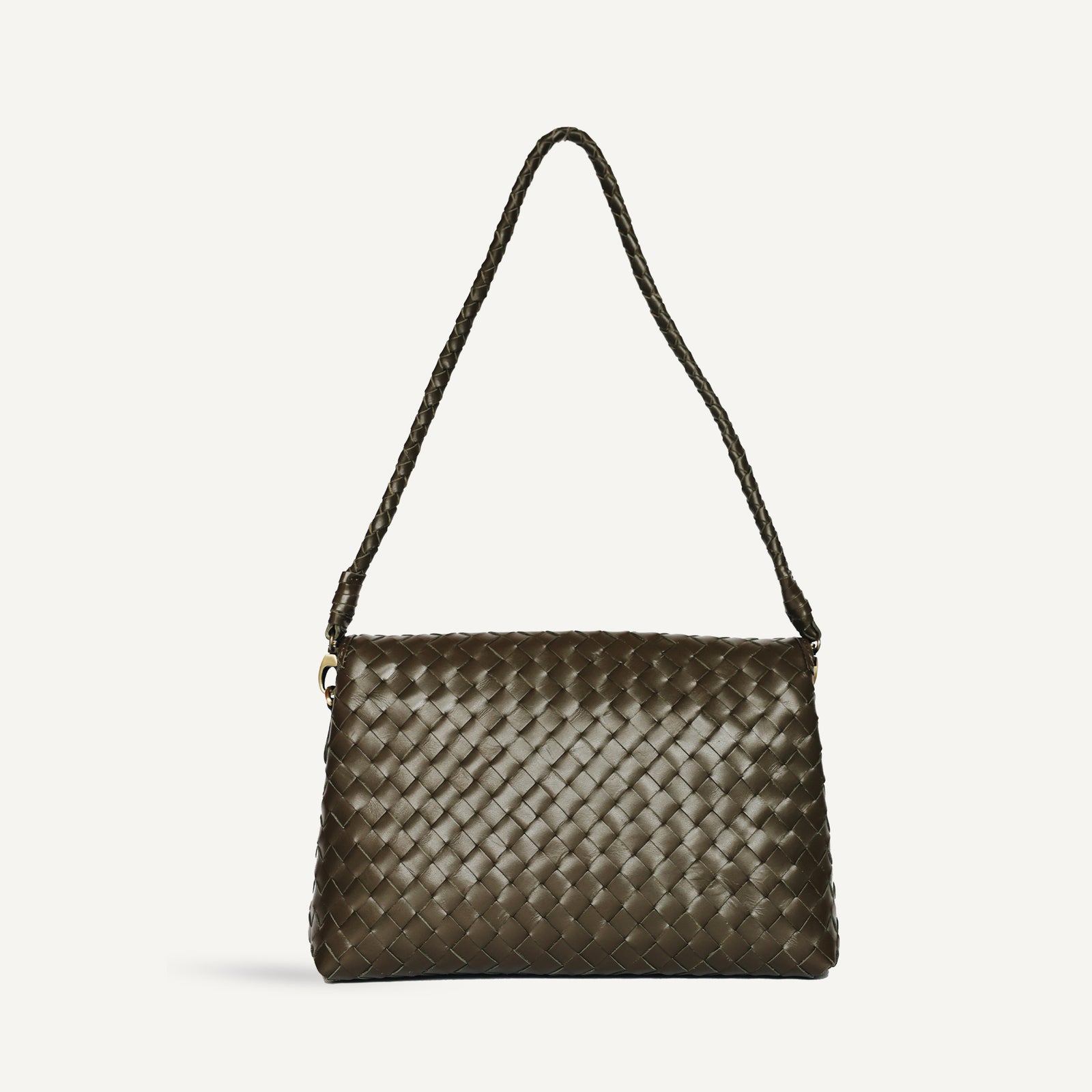 ショルダーバッグ・ポシェット Bembien Mini Madeline woven leather shoulder bag BEMBIEN-Marni-Small-Espresso-