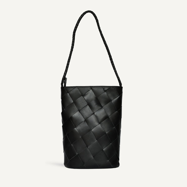 Marion Bag - Grande Weave Black (Sample)