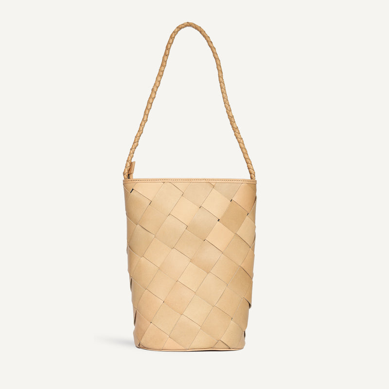 Marion Bag - Grande Weave Caramel (Sample)