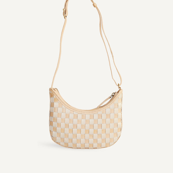 Mini Sling - Caramel x Cream Check