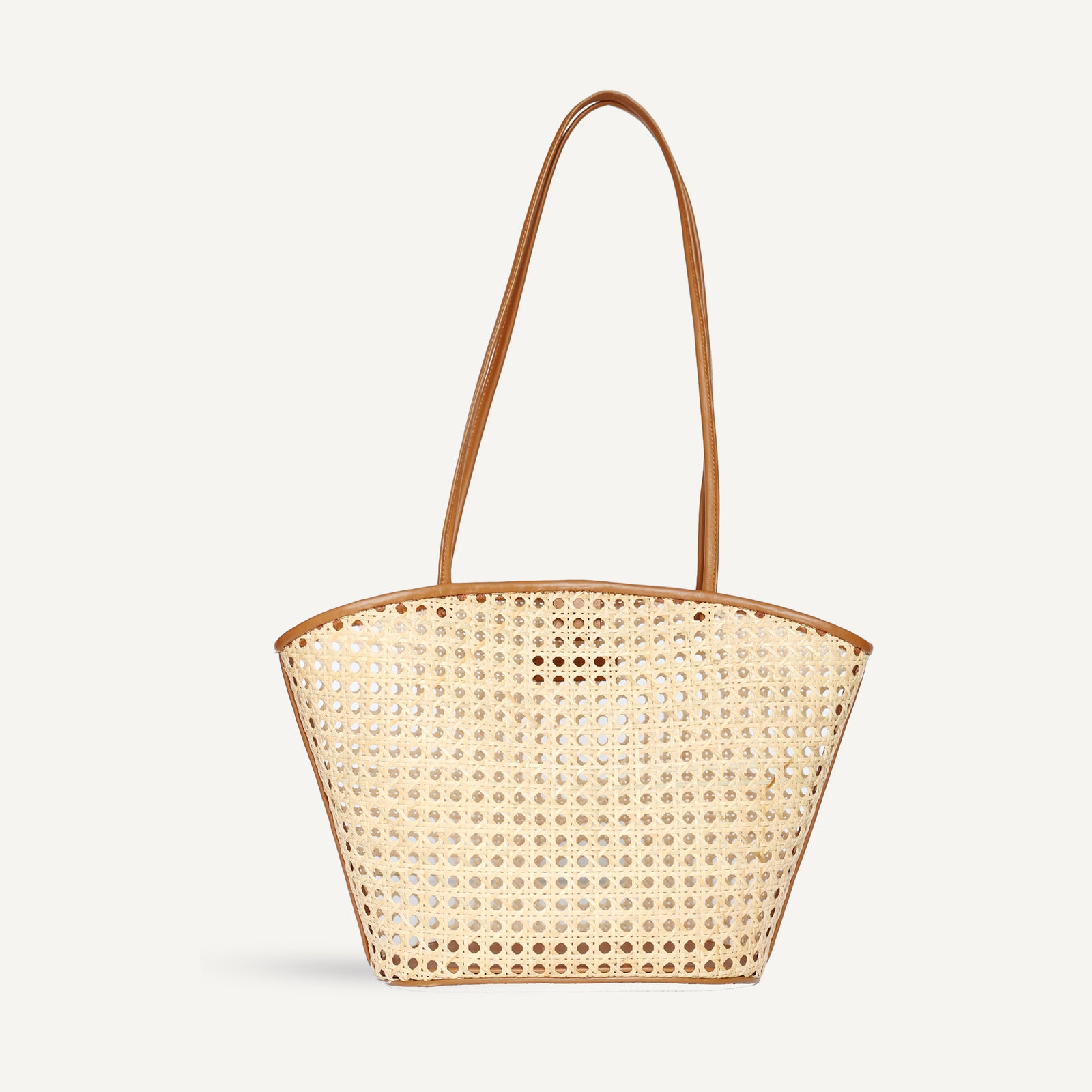 ショルダーバッグ・ポシェット Bembien Large Mira leather shoulder bag Mira Bag Large - Rattan – Bembien