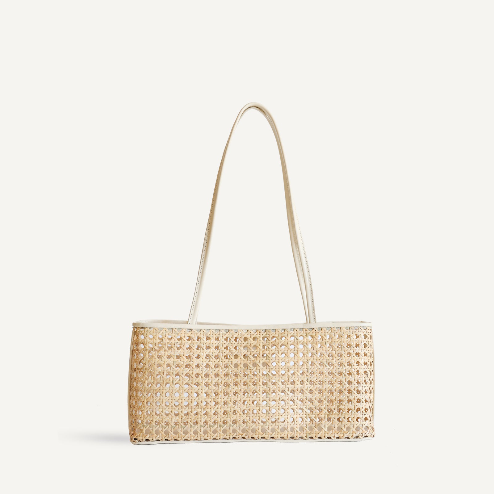 美品 Rattan Plaid Hand Bag Italy 籐 ハンドバッグ Naomi Bag - Rattan – Bembien