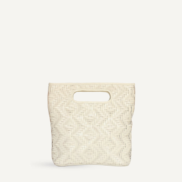 Nell - Geometric Cream Weave (Design Sample)