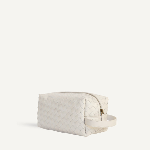 Pouchette - Carré Weave Cream
