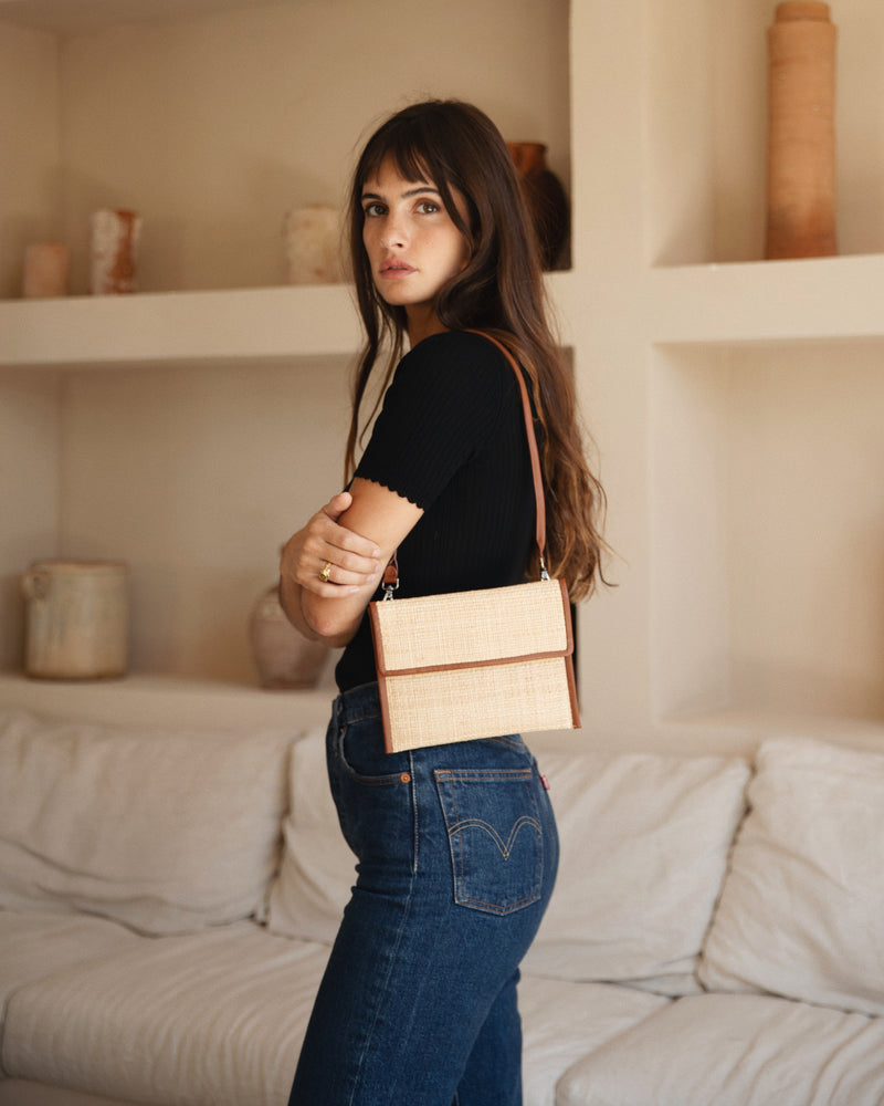 Larita Cream Raffia (Sample)
