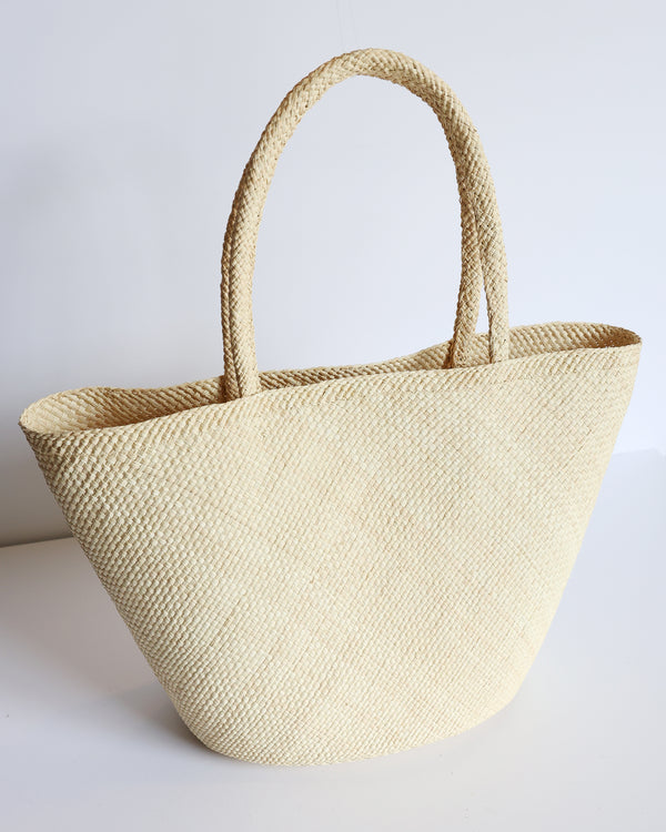 Natural Straw Basket - Solid (Design Sample)