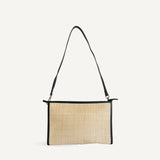 Cecilia Bag - Black Trim Raffia (Design Sample)