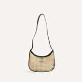 Mini Shoulder Bag - Black Rattan (Design Sample)