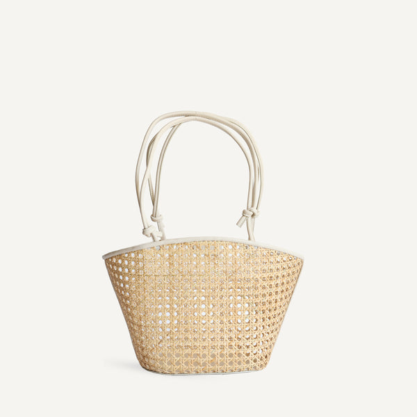 Mira Bag - Cream Rattan (Design Sample)