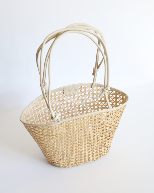 Mira Bag - Cream Rattan (Design Sample)