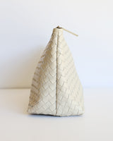 Grande Pouche - Carré Weave Cream (Design Sample)