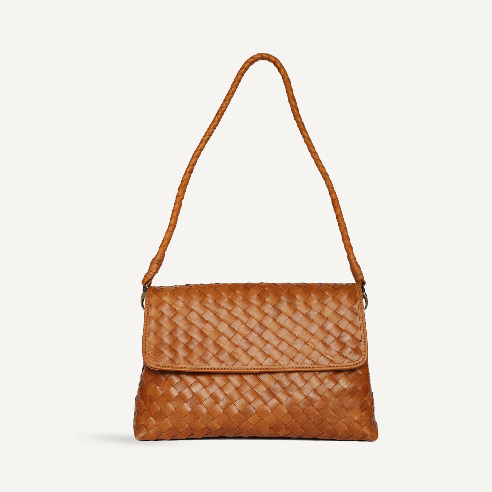 ショルダーバッグ・ポシェット Bembien Mini Madeline woven leather shoulder bag Mini Madeleine – Bembien