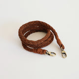 Woven Crossbody Strap - Suede