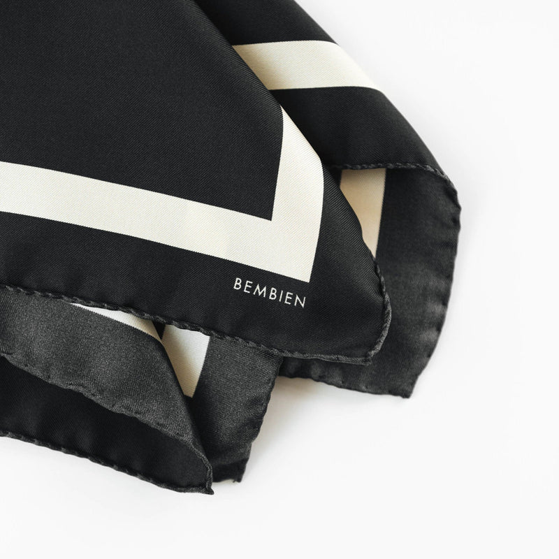 Bembien Simone Scarf in Noir detail