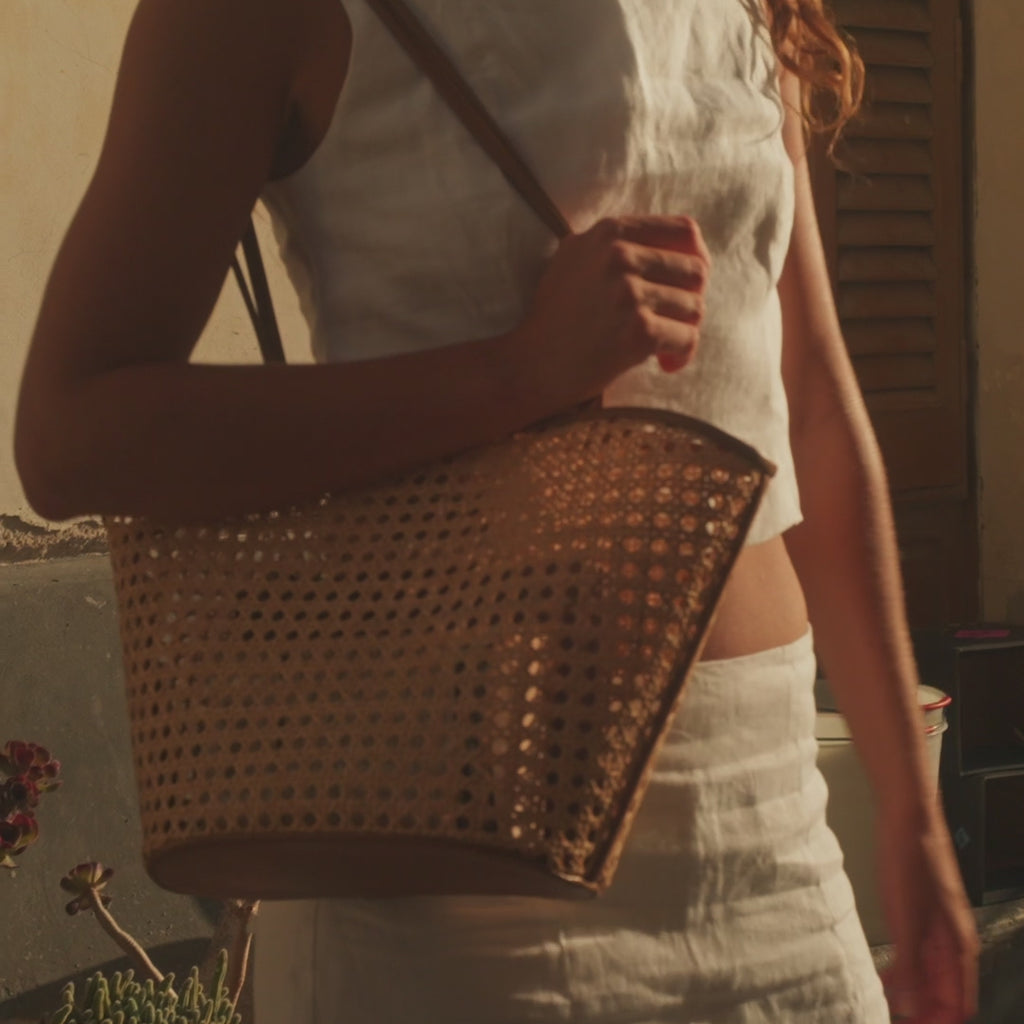 Mira Bag Large - Rattan – Bembien