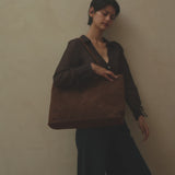 Gabrielle Bag - Grande Weave Suede