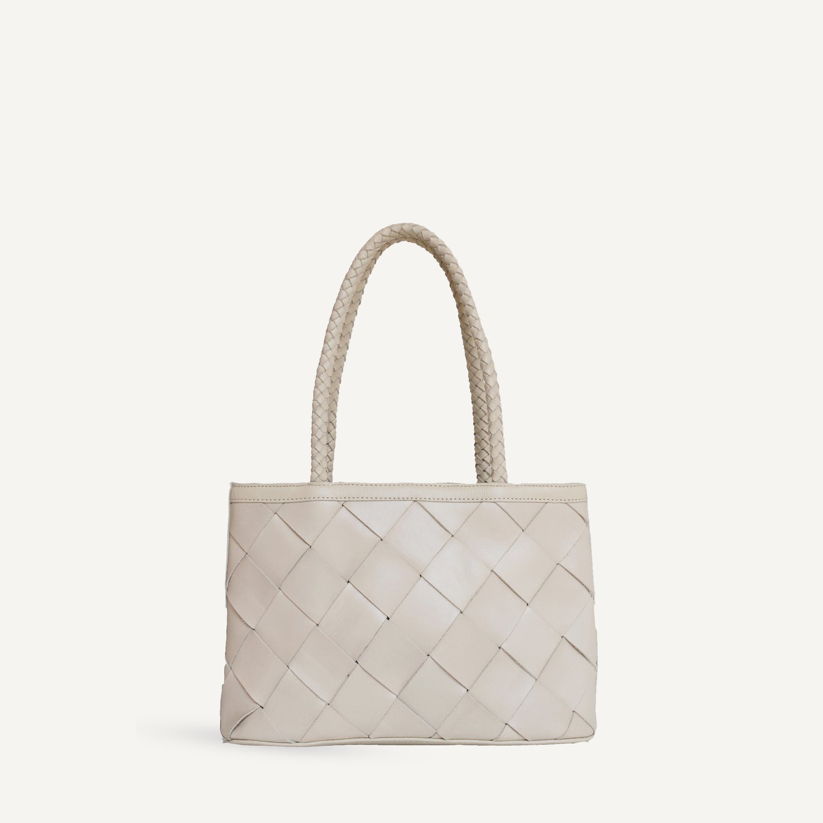 Bembien Ella ハンドウーヴンレザーショルダーバッグ Ella Bag - Grande Weave – Bembien